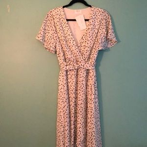 Floral Wrap Dress